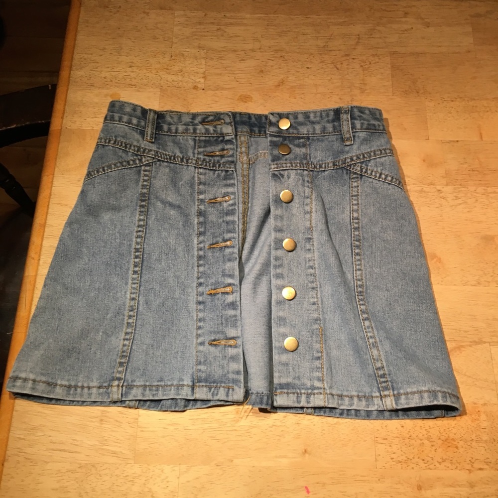 jean skirt size medium